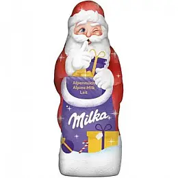 Шоколадный дед мороз Milka Chocolate Santa Claus - Alpine Milk 175 g