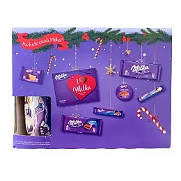 Подарочный Набор сладостей с чашкой Milka 458g