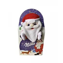 Набор со сладостями от Milka с мягкой игрушкой Санта Клаус 96,5 г
