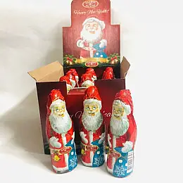  Шоколадний Дід Мороз з сюрпризом 60 г 12 шт