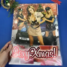  Новорічний адвент календар Sexy Xmas з шоколадом у 24 віконцях 75 г