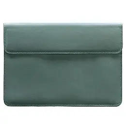 Шкіряний чохол-конверт на магнітах для MacBook 16'' (бірюзовий) шкіра Krast
