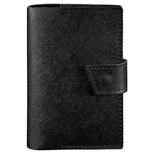 Обложка для паспорта из кожи 4.0 Blackwood (черная)
