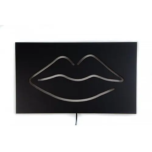 Настенная Led вывеска Lips