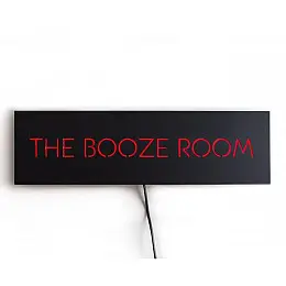 Настенная Led вывеска The booze room