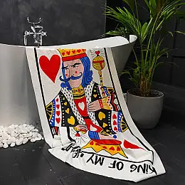 Пляжное полотенце King of my heart