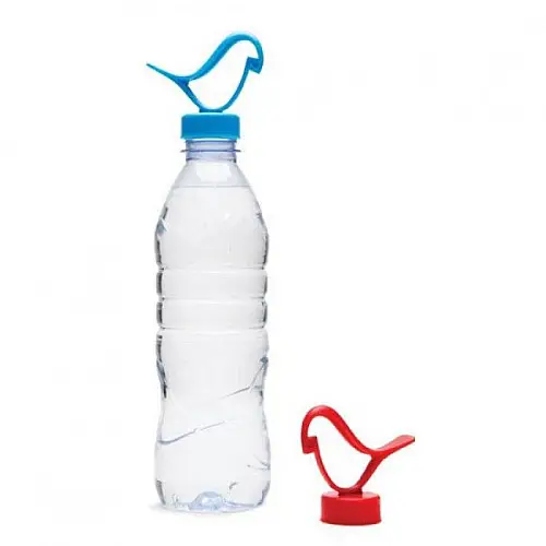 Крышка-держатель для бутылки Bottle Clip Peleg Design (синяя)