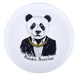 Тарілка з пандою «Мишка Япончик»