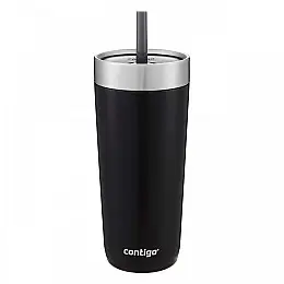 Термостакан з нержавіючої сталі з трубочкою Contigo Luxe Insulated (530 мл) Licorice