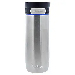 Термокружка Contigo Transit (420 мл) Steel Blue Lid