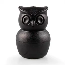 Солонка і перечниця Morning Owl Qualy (чорна)