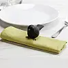 Набір зажимів для серветок Sparrow Napkin Qualy (чорний)