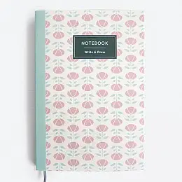 Блокнот "Write&Draw. Tulips" 19х13 см