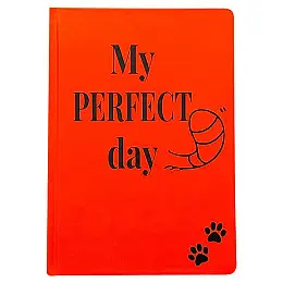Щоденник-планер Diary My perfect day недатований (українська мова) червоний