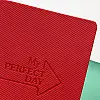 Планер "My perfect day" червоний твил (українська мова)