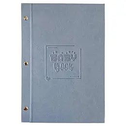 Первый альбом малыша Baby Book серый (украинский язык)