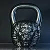 Дизайнерська гиря Lion (чорний) 22 кг