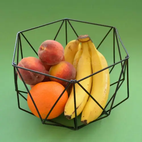 Фруктовница Geometry (черная)
