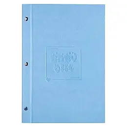 Перший альбом малюка Baby Book блакитний (українська мова)