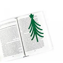 Закладка для книг "Ялинка" (зелена)