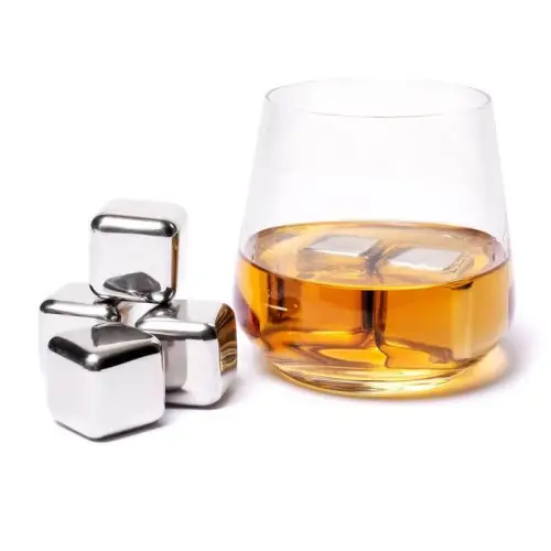 Кубики для віскі з щипцями Decanto (6 шт.)