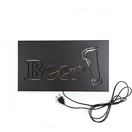 Настінна Led вивіска Beer
