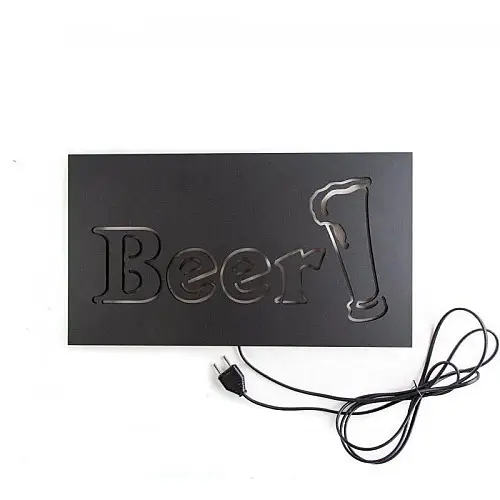 Настінна Led вивіска Beer