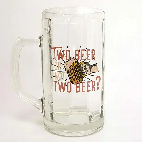 Пивний келих Two beer or not (500 мл)