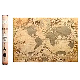 Скретч-карта мира My Map Special edition (английский язык) в тубусе