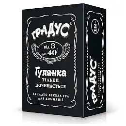 Гра для компанії «Градус» (українська мова)