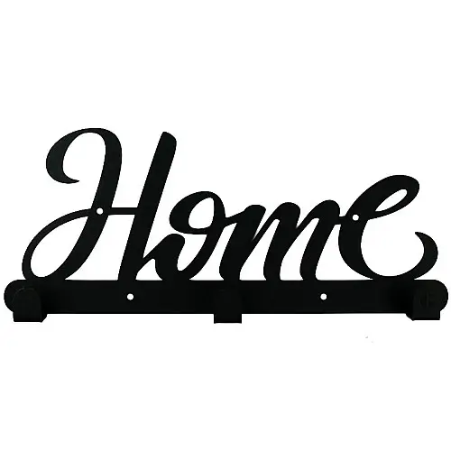 Настінна вішалка для одягу Home S (чорна)