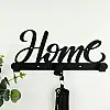 Настінна вішалка для одягу Home S (чорна)