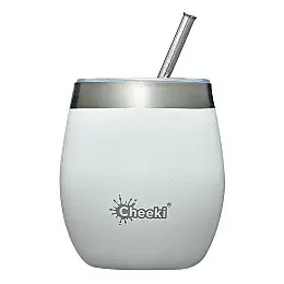 Термостакан зі сталевою трубочкою Cheeki Wine Tumbler Spirit White (220 мл)
