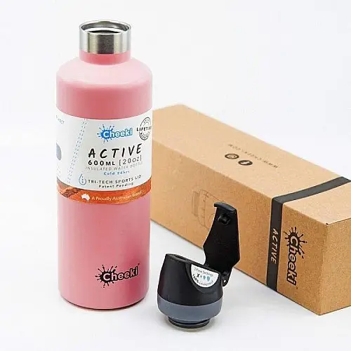 Термобутылка Cheeki Active Bottle Insulated Pink (600 мл)