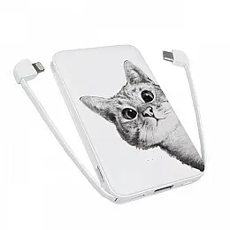 Повербанк (powerbank) Ziz "Ей, кіт" 5000 mAh