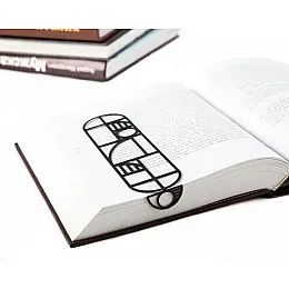 Закладка для книг "Баухаус" (чорний)