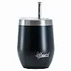 Термостакан зі сталевою трубочкою Cheeki Wine Tumbler Rich Black (320 мл)