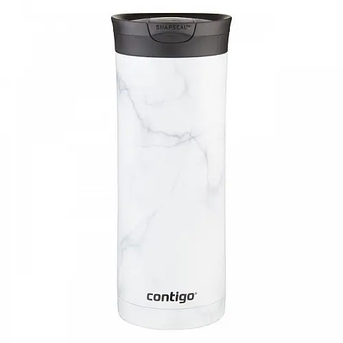 Термокружка Contigo Huron Couture Snapseal White Marble (590 мл)