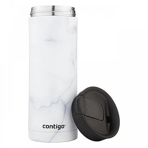 Термокружка Contigo Huron Couture Snapseal White Marble (590 мл)
