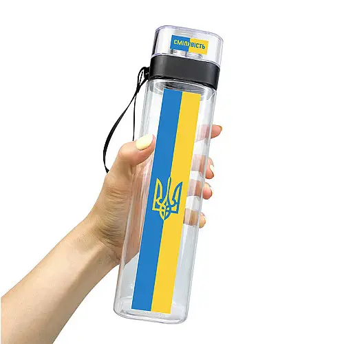 Бутылка для воды ZIZ "Герб сине-желтый" (700 мл)