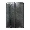 Шкіряна візитниця 1.1 "Графіт" (чорний)