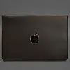 Шкіряний чохол-конверт на магнітах для MacBook 16'' (темно-коричневий) шкіра Crazy Horse
