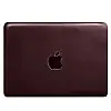 Кожаный чехол Side для MacBook 13'' (бордовый) кожа Crazy Horse