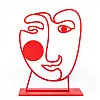 Держатель для книг Red Art Face (красный)