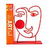 Держатель для книг Red Art Face (красный)