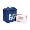 Термосумка "Ланч бег Do not touch my lunch" maxi (синій)
