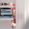 Тайская LED-гирлянда Dirty Rose (35 шариков) линия от сети