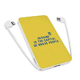 Повербанк (powerbank) Ziz "Brave People" 10000 mAh