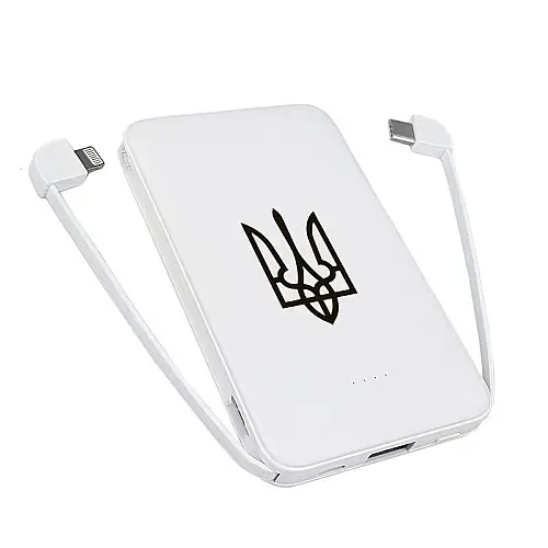 Повербанк (powerbank) ZIZ "Герб України" 5000 mAh