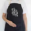 Фартух Kiss the cook (чорний)